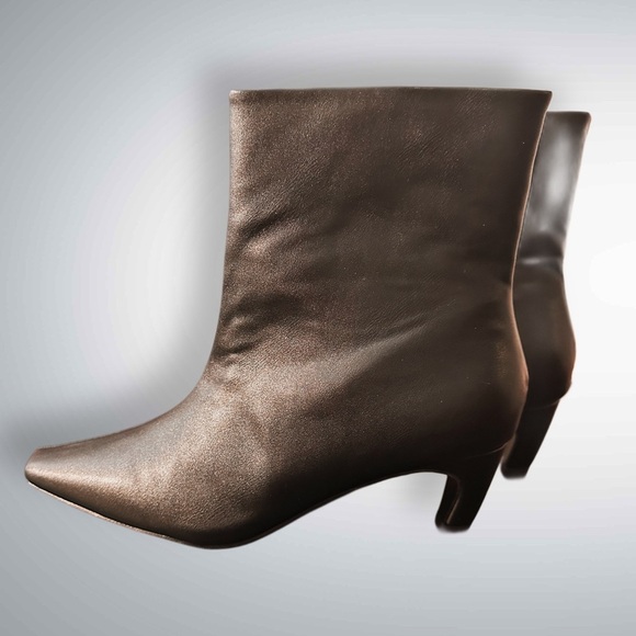 NEW Beauty Cry Women’s Genuine Leather Ankle Boots Black Size 7.5 - Picture 10 of 13